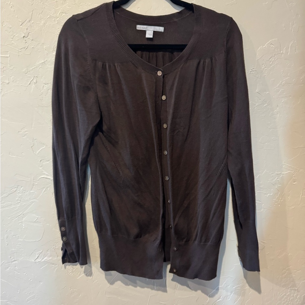 Old Navy Brown Cardigan Sweater